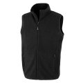 Heren Fleece Bodywarmer Result Recycled Polarthermic R904X Zwart